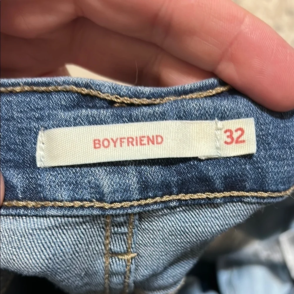 Levi’s Men Classic Blue Denim Boyfriend Jeans 32w x 27l